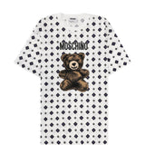 T-shirt Teddy Bear in bianco Moschino - donna 
