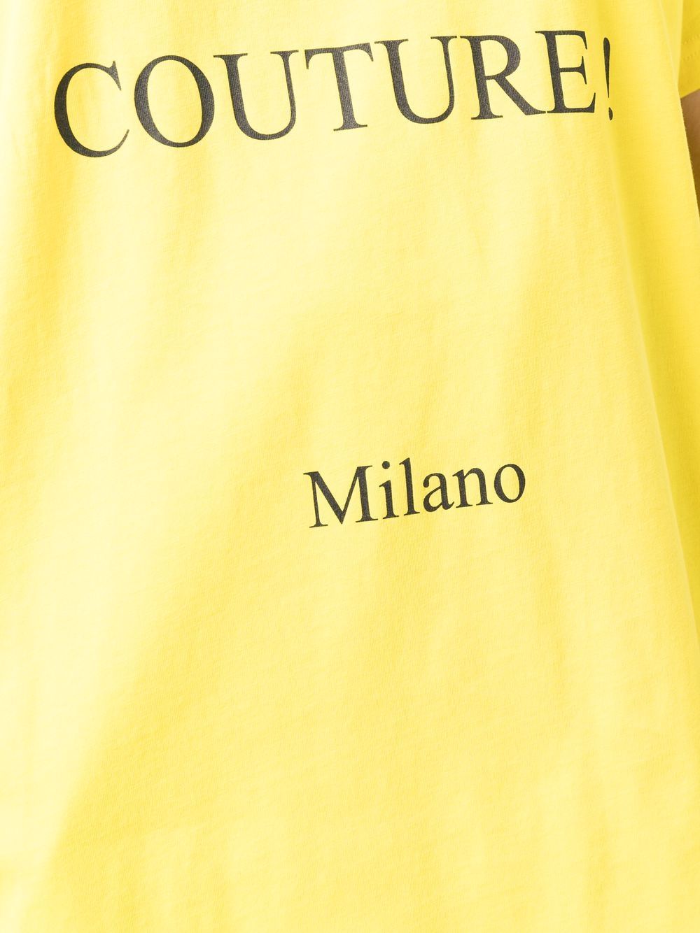 T-shirt Couture in giallo Moschino - donna 