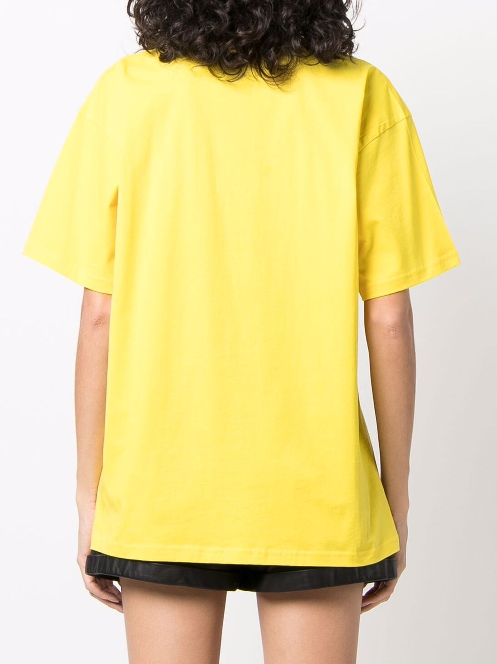 T-shirt Couture in giallo Moschino - donna 