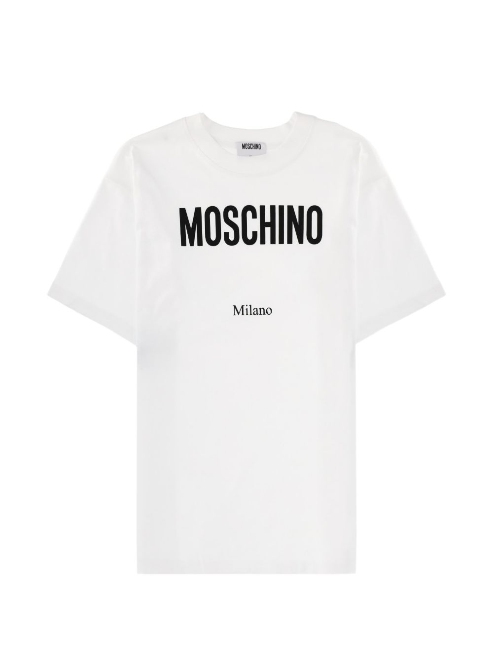 T-shirt con logo in bianco Moschino - donna 