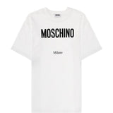 T-shirt con logo in bianco Moschino - donna 