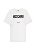 T-shirt con logo in bianco Moschino - donna