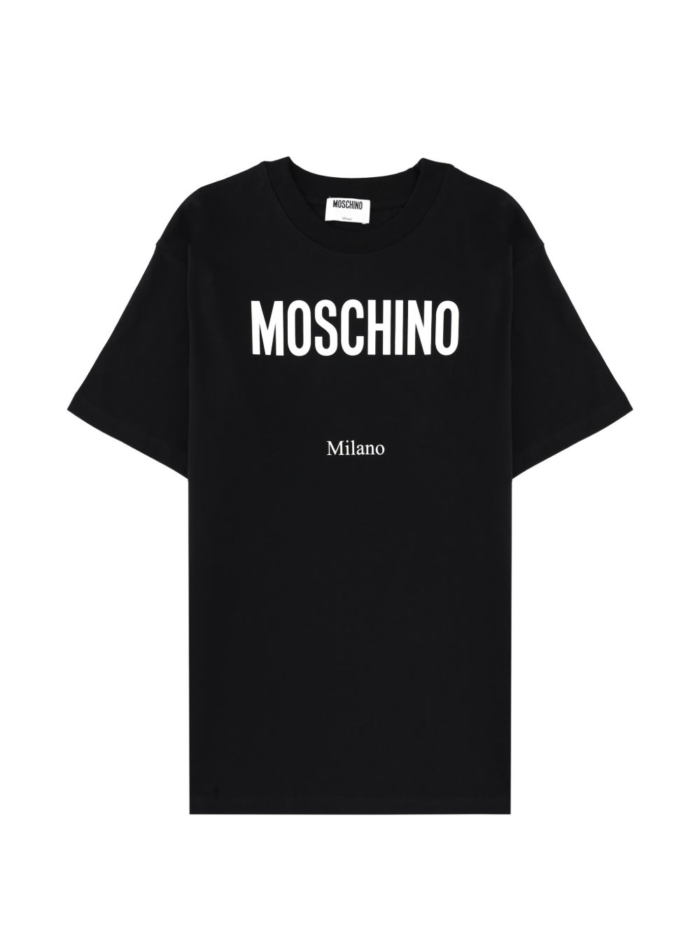 T-shirt con logo in nero Moschino - donna 