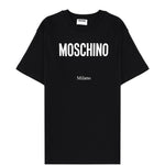 T-shirt con logo in nero Moschino - donna 