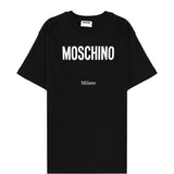 T-shirt con logo in nero Moschino - donna 