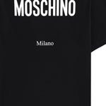 T-shirt con logo in nero Moschino - donna 