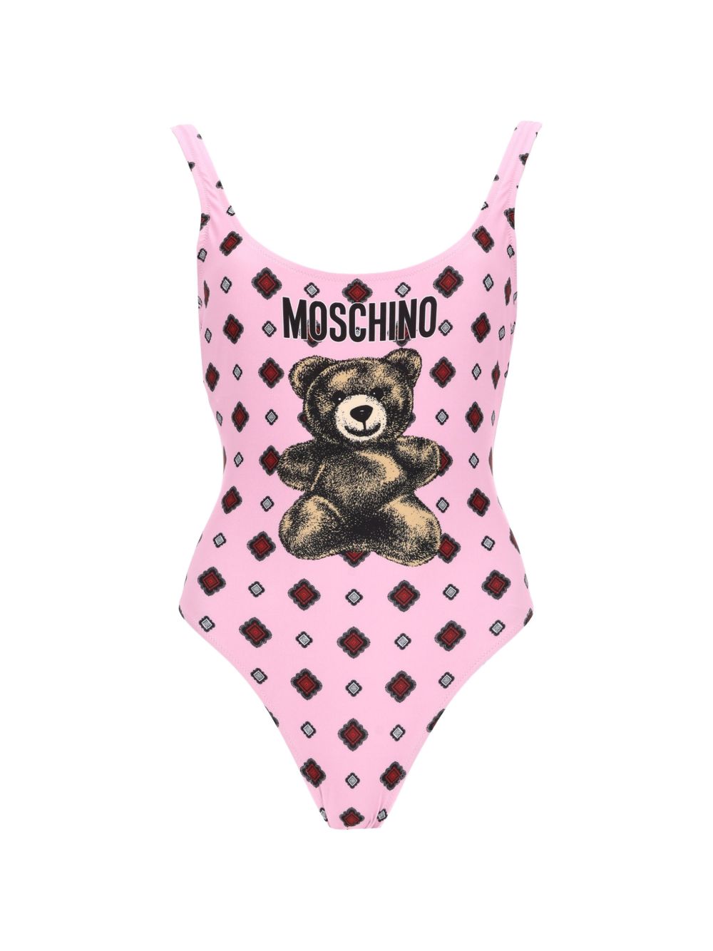 Costume con stampa in rosa Moschino - donna 