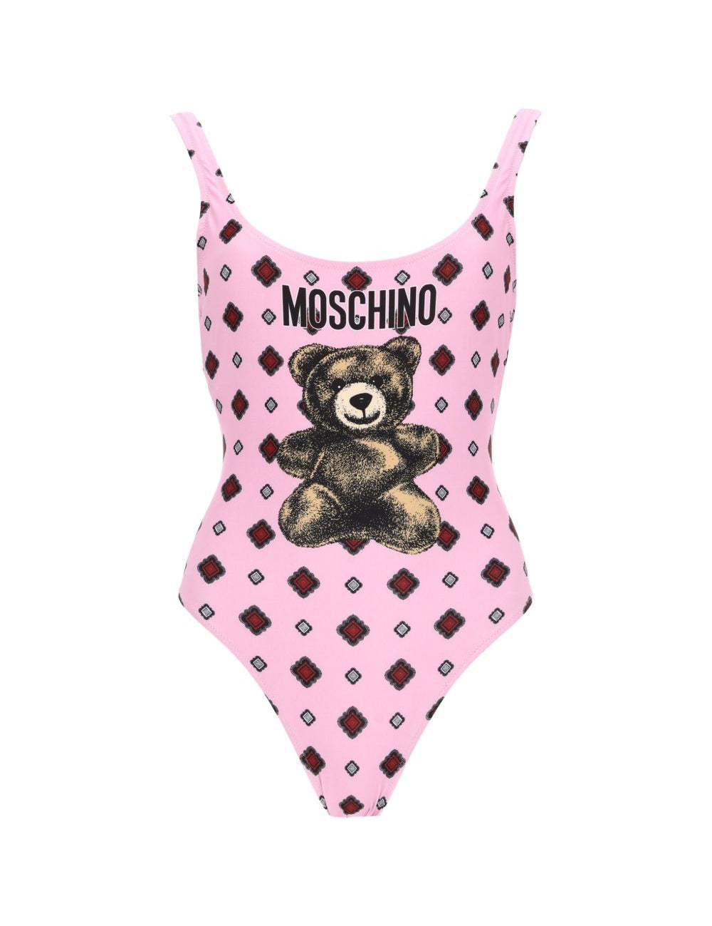 Costume con stampa in rosa Moschino - donna 
