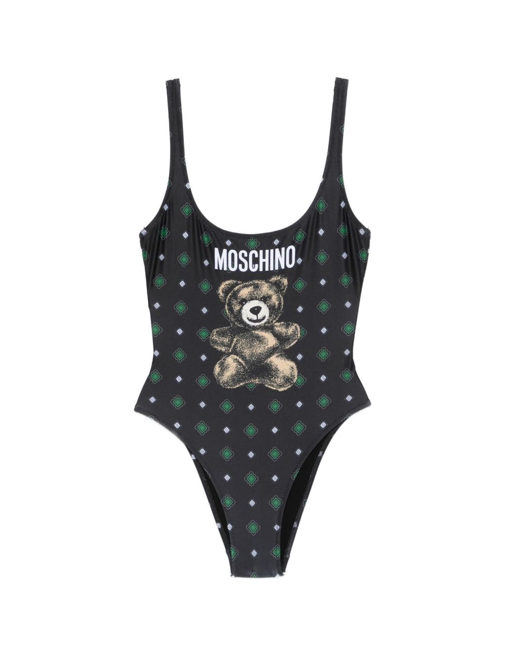 Costume da bagno con stampa in nero Moschino - donna 