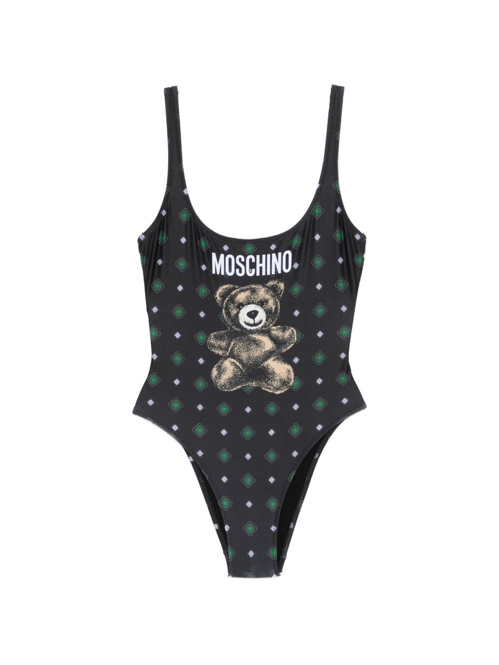Costume da bagno con stampa in nero Moschino - donna 