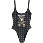 Costume da bagno con stampa in nero Moschino - donna 