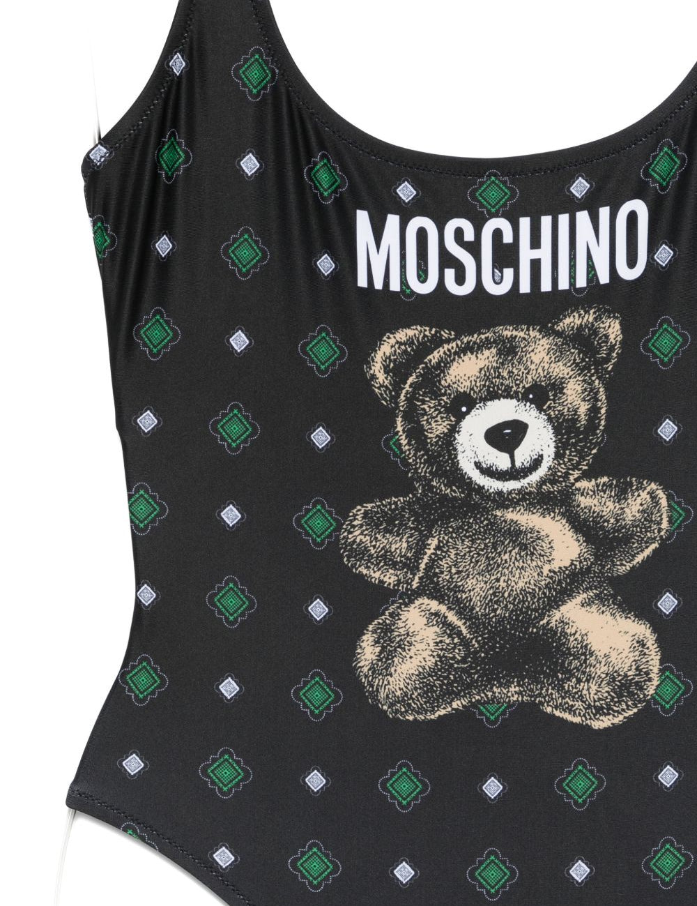 Costume da bagno con stampa in nero Moschino - donna 