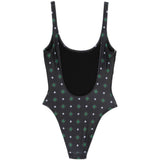 Costume da bagno con stampa in nero Moschino - donna 