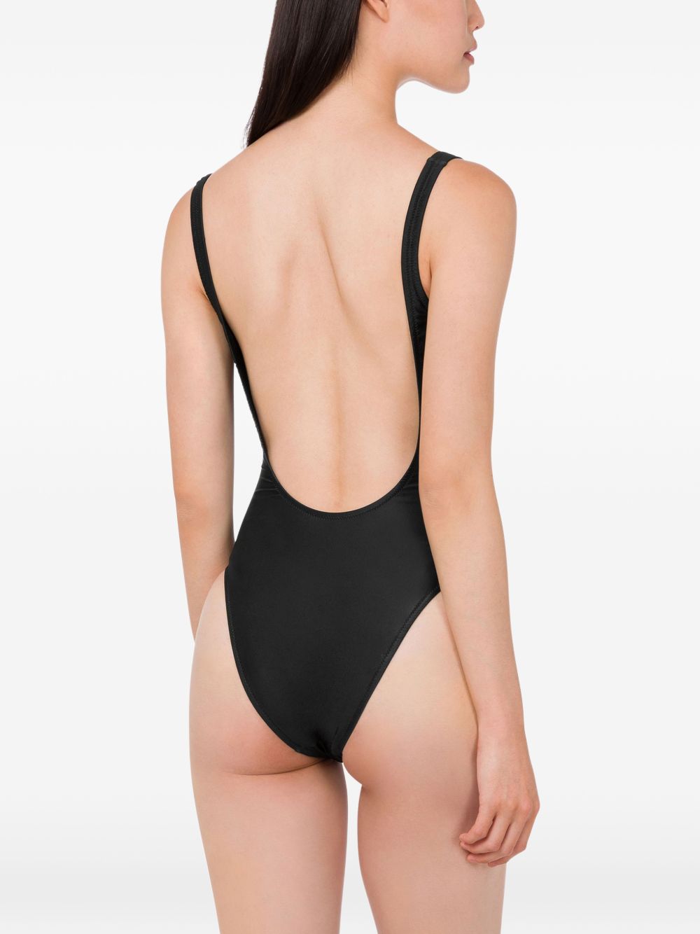 Costume intero con stampa in nero Moschino - donna 