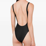 Costume intero con stampa in nero Moschino - donna 