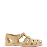 Sandali con logo in beige Moschino - donna 