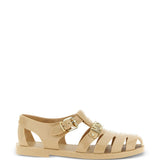 Sandali con logo in beige Moschino - donna 