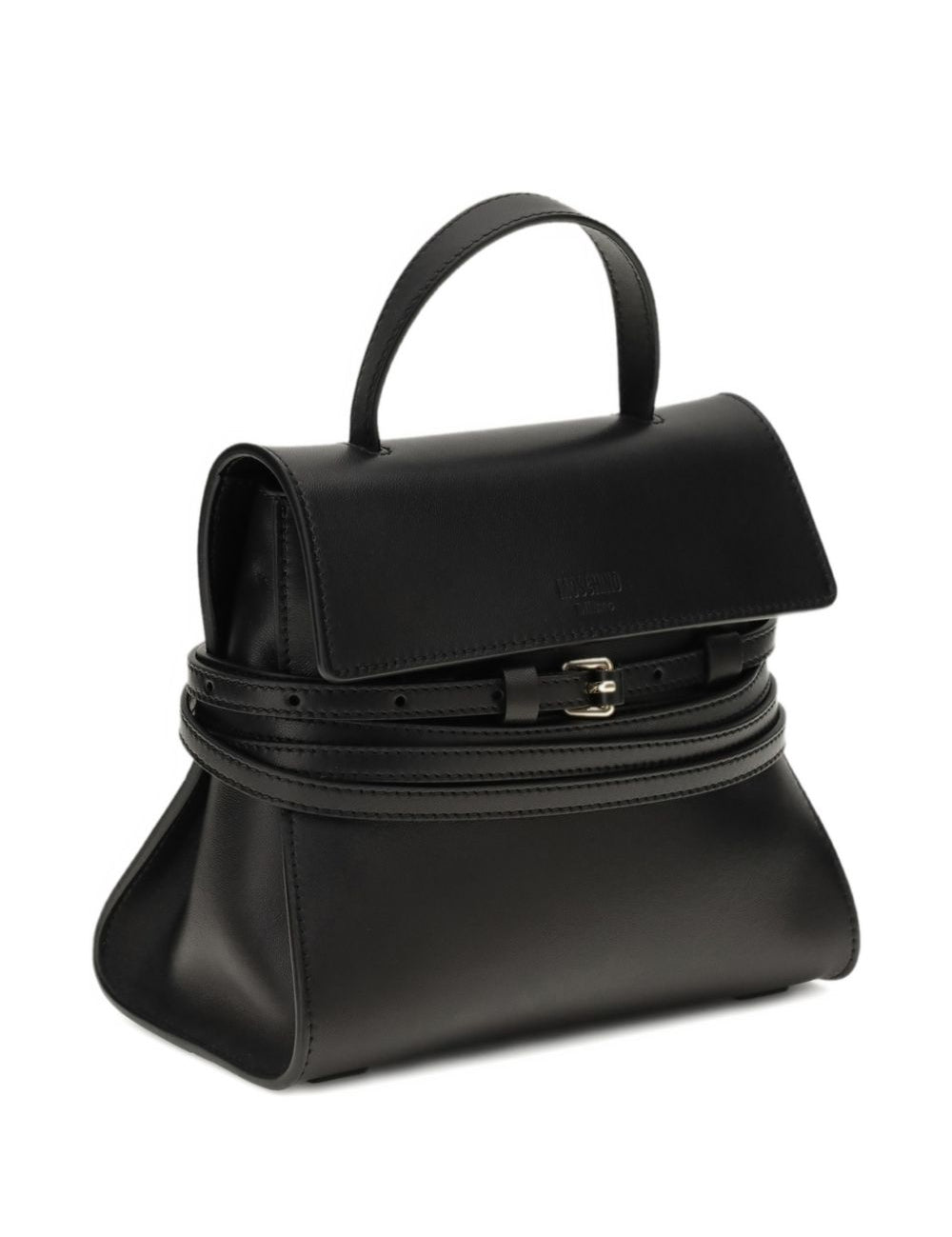 Borsa a mano tie me mini in nero Moschino - donna 