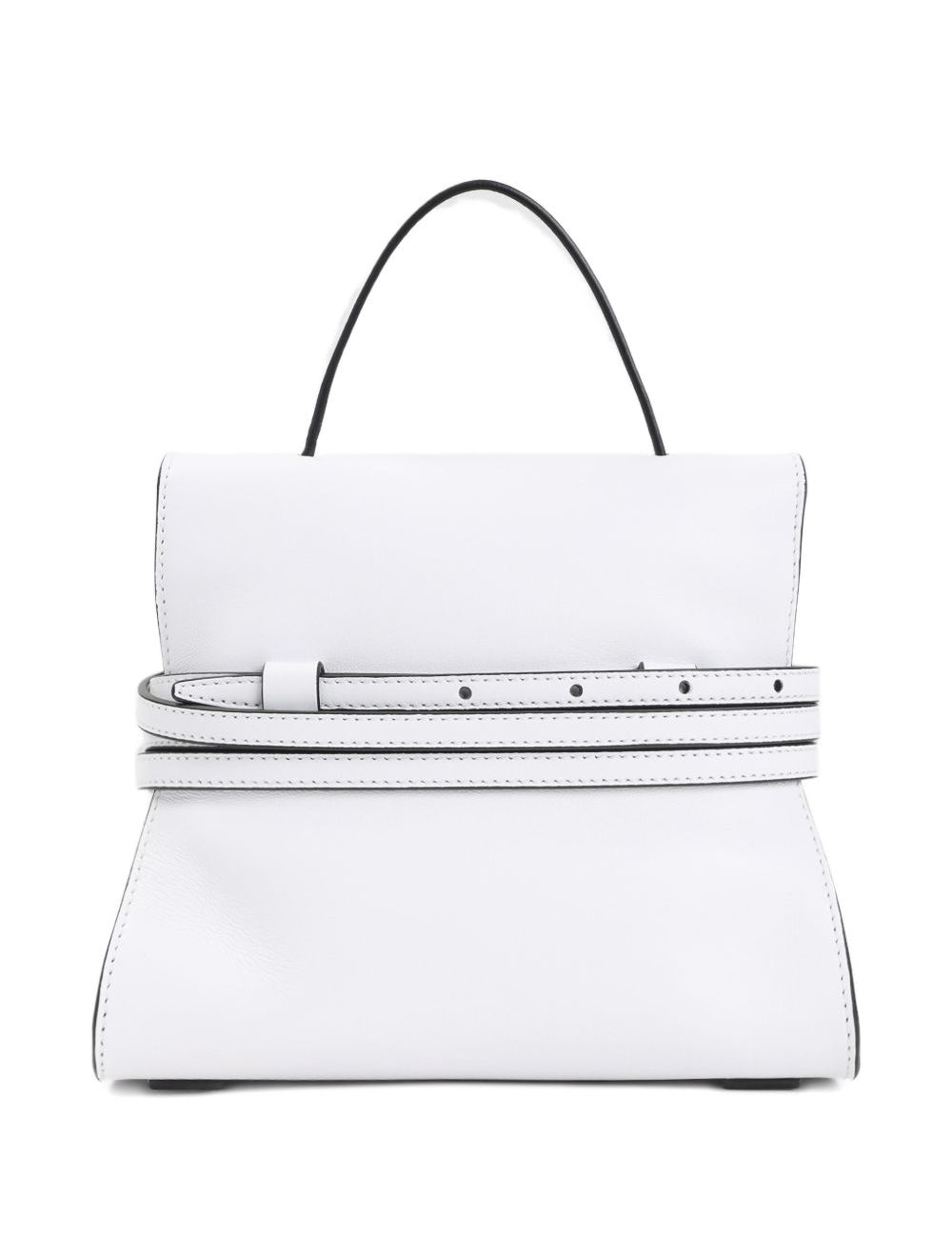 Borsa a mano tie me mini in bianco Moschino - donna 
