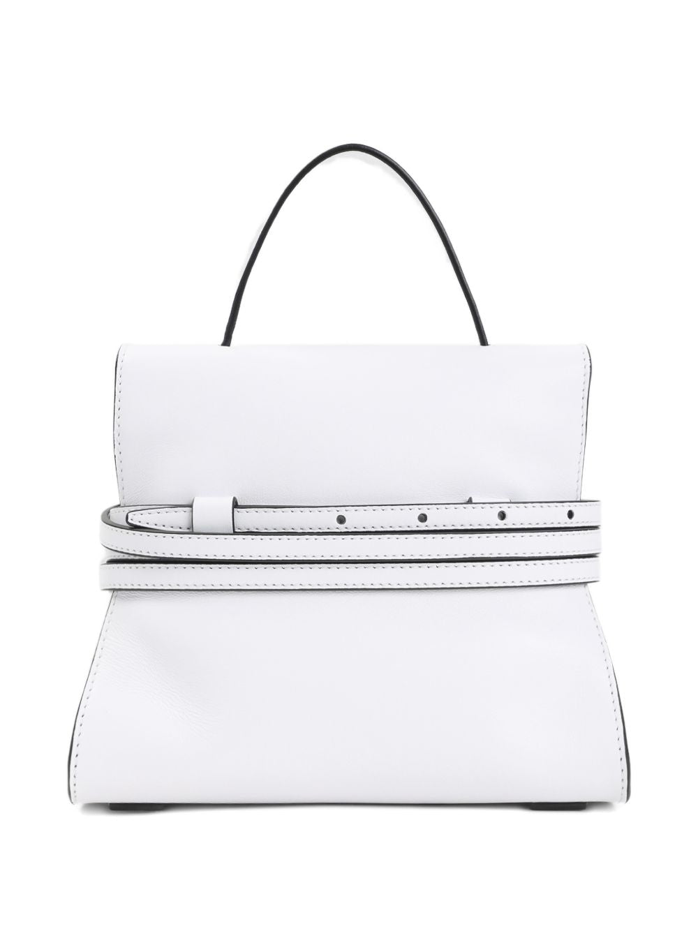 Borsa a mano tie me mini in bianco Moschino - donna 
