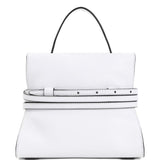 Borsa a mano tie me mini in bianco Moschino - donna 