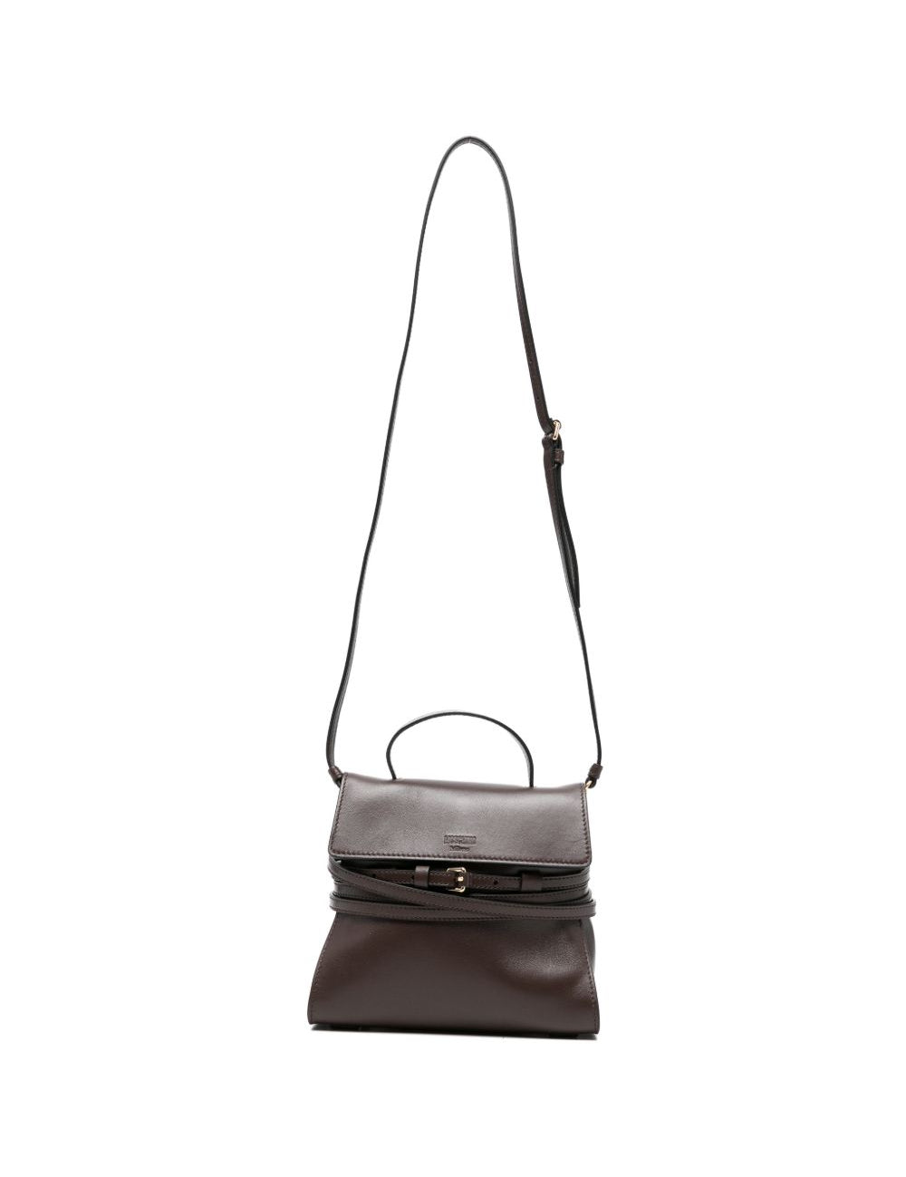 Borsa a mano tie-me mini in marrone Moschino - donna 
