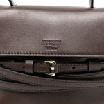Borsa a mano tie-me mini in marrone Moschino - donna 