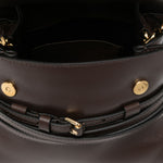 Borsa a mano tie-me mini in marrone Moschino - donna 
