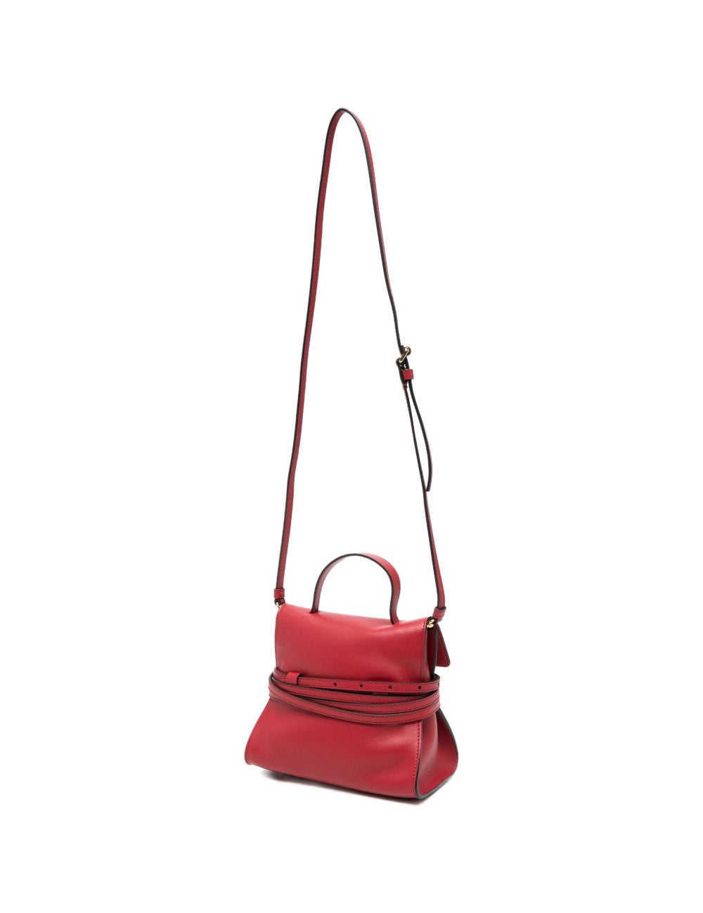 Borsa a mano tie-me mini in rosso Moschino - donna 