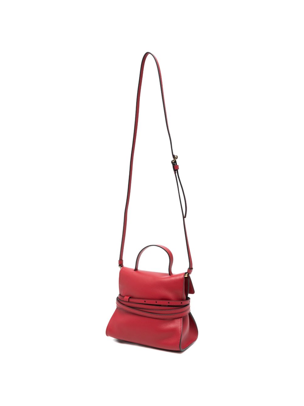 Borsa a mano tie-me mini in rosso Moschino - donna 