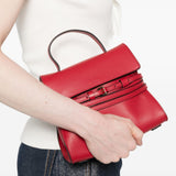 Borsa a mano tie-me mini in rosso Moschino - donna 