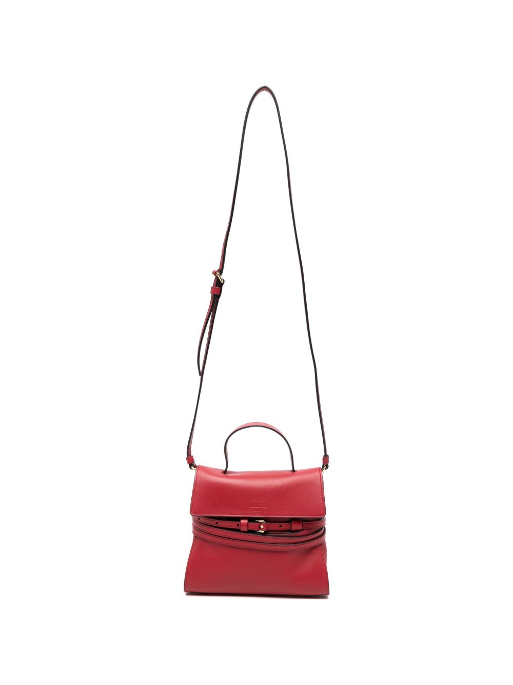Borsa a mano tie-me mini in rosso Moschino - donna 