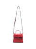 Borsa a mano tie-me mini in rosso Moschino - donna