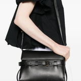 Borsa a spalla tie-me in nero Moschino - donna 