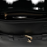 Borsa a spalla tie-me in nero Moschino - donna 