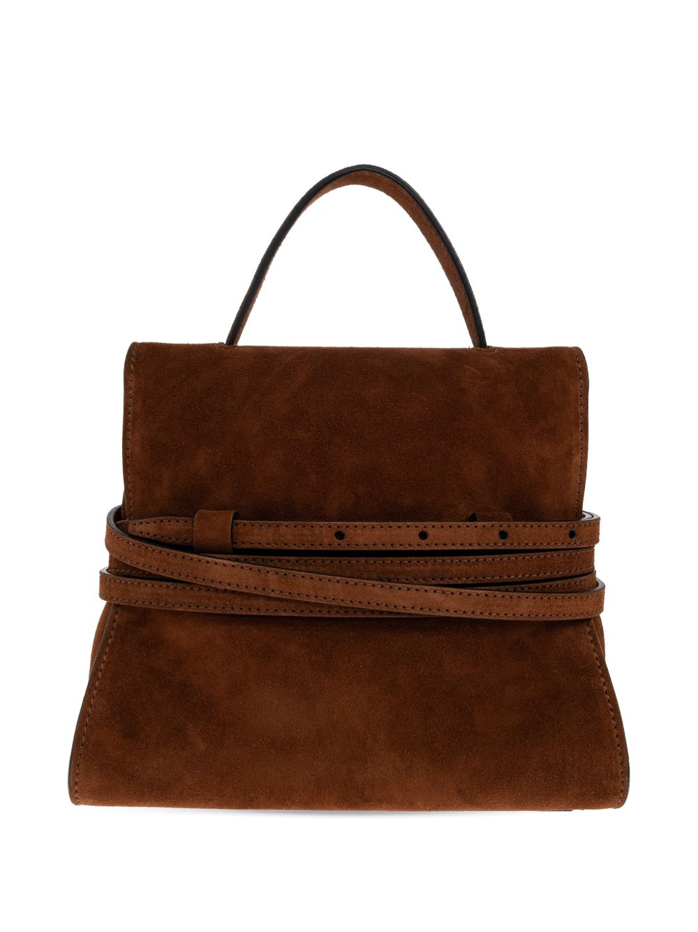 Borsa a mano piccola Tie Me in marrone Moschino - donna 