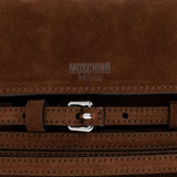 Borsa a mano piccola Tie Me in marrone Moschino - donna 