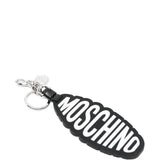 Portachiavi con logo e dettaglio in nero 