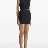 Abito stockman con spalline in nero Mugler - donna 