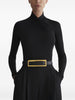 Body con dettaglio a incrocio in nero Mugler - donna