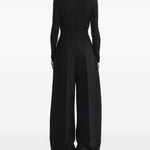 Body con dettaglio a incrocio in nero Mugler - donna 