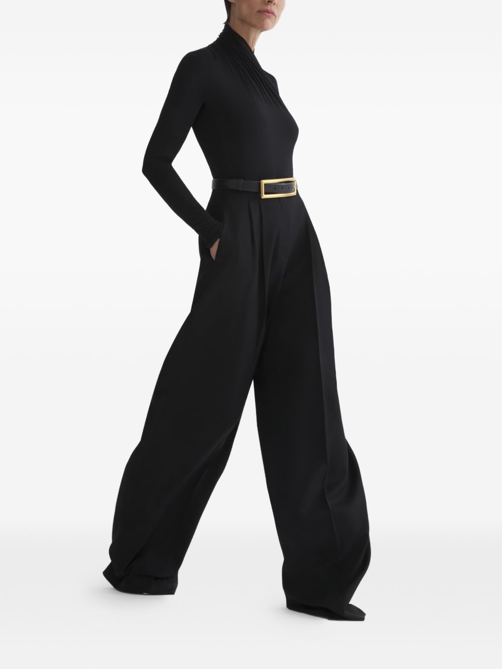 Body con dettaglio a incrocio in nero Mugler - donna 