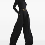 Body con dettaglio a incrocio in nero Mugler - donna 