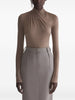 Body con dettaglio a incrocio in marrone Mugler - donna