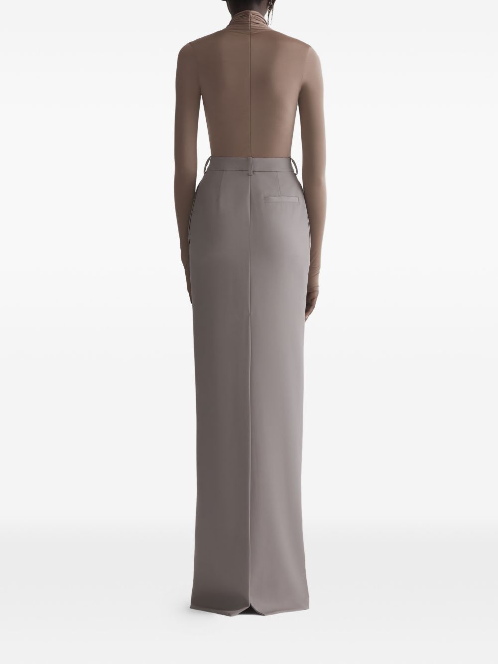 Body con dettaglio a incrocio in marrone Mugler - donna 