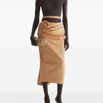 Body in jersey in arancio Mugler - donna 