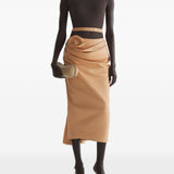 Body in jersey in arancio Mugler - donna 