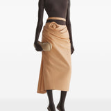 Body in jersey in arancio Mugler - donna 