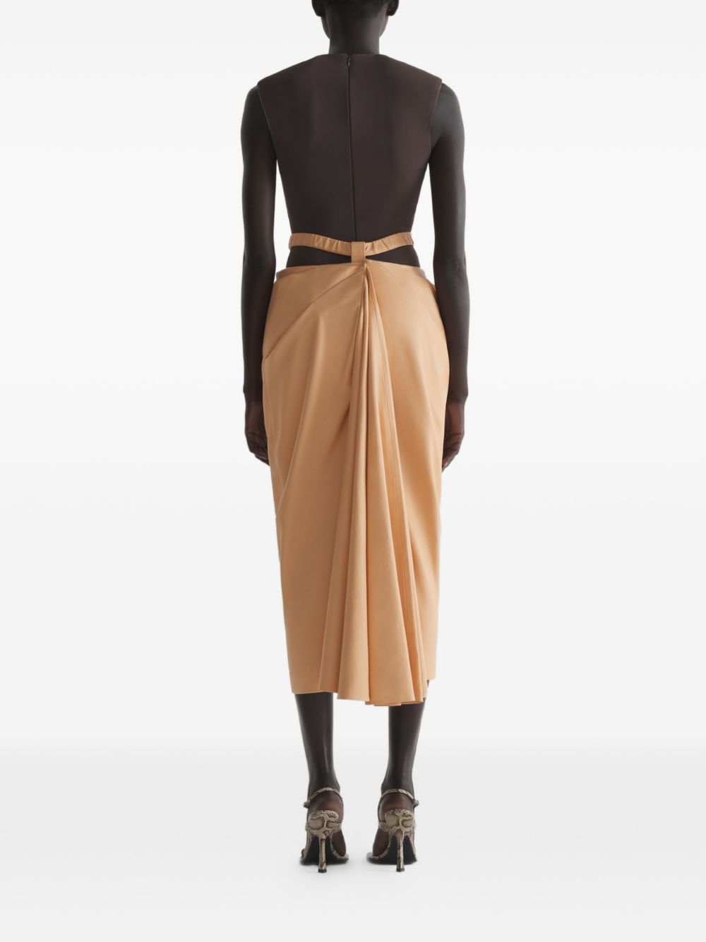 Body in jersey in arancio Mugler - donna 