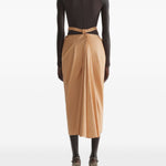 Body in jersey in arancio Mugler - donna 